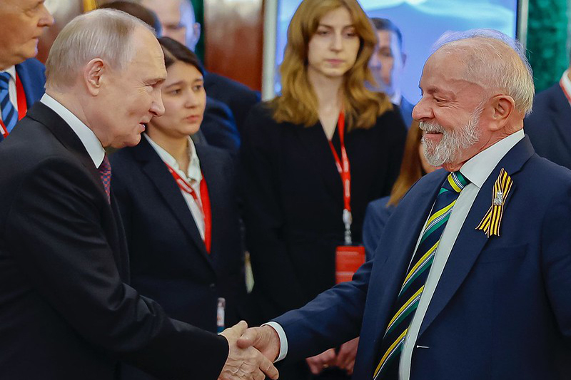 Putin destaca parceria estratégica entre Rússia e Brasil em mensagem a Lula