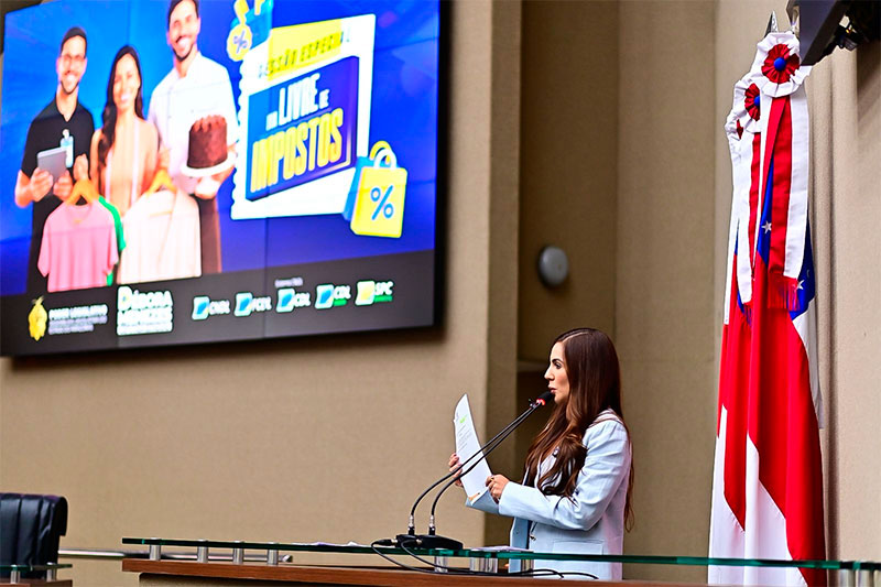 Débora Menezes faz afirmação incorreta sobre Lula em evento do 'dia livre de impostos'