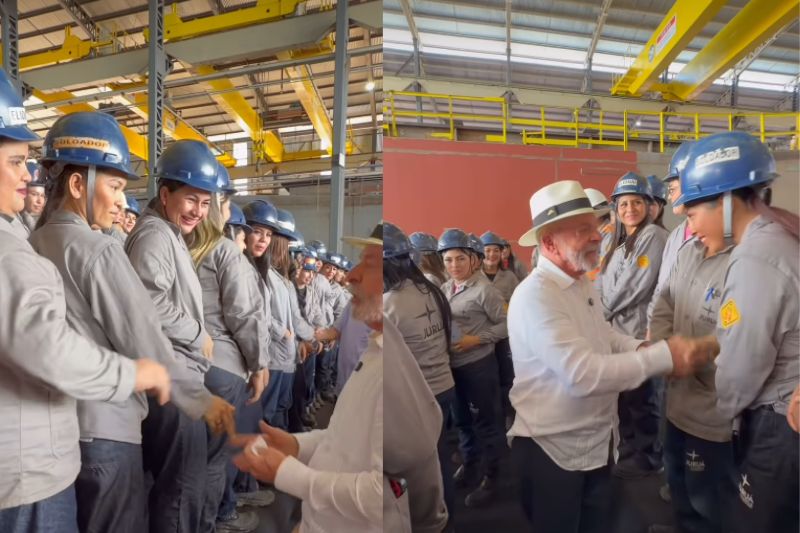 Lula propõe aumento salarial para soldadoras em estaleiro no Amazonas