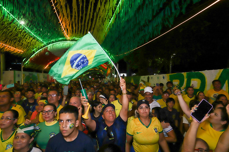 Ponto facultativo no Amazonas na segunda-feira por jogo da Seleção Brasileira