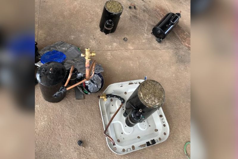 PF desmantela grupo que escondia drogas em ar-condicionados