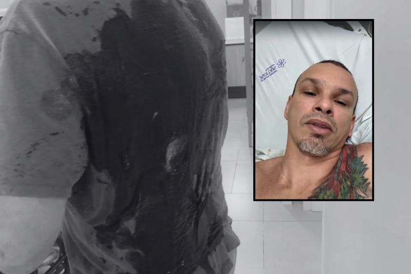 Jornalista amazonense é atacado com faca ao proteger esposa de ofensas racistas
