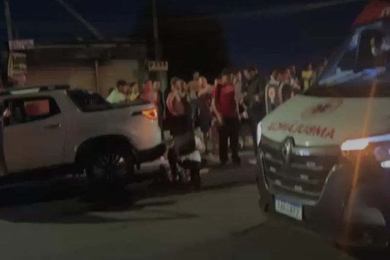 Quatro pessoas ficam feridas após atropelamento no bairro Educandos