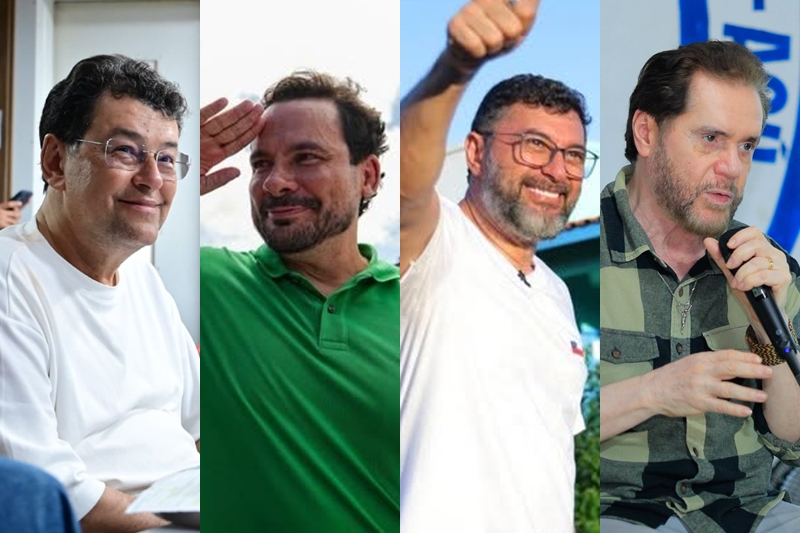 Eduardo Braga lidera pesquisa com 28%, seguido por Alberto Neto e Wilson Lima