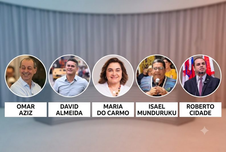 Cinco candidatos ao Governo do Amazonas se preparam para debate na TV Band