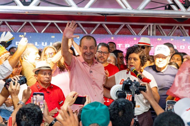 PT, PV e PCdoB formalizam apoio a Omar Aziz na corrida pelo Governo do Amazonas