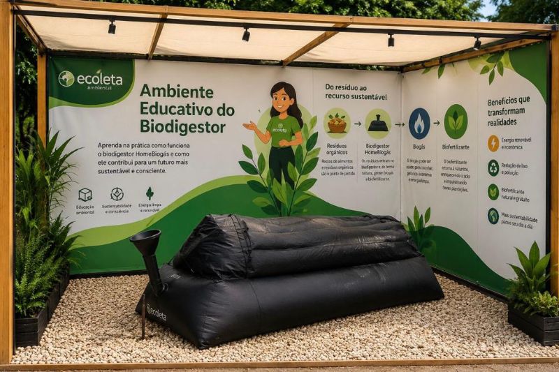Biodigestores serão instalados em dez escolas públicas do Amazonas