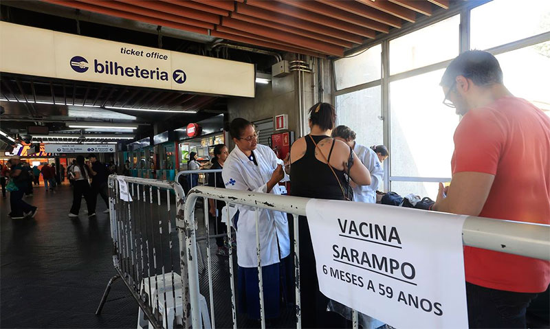 Ministério da Saúde intensifica campanha de vacinação contra sarampo