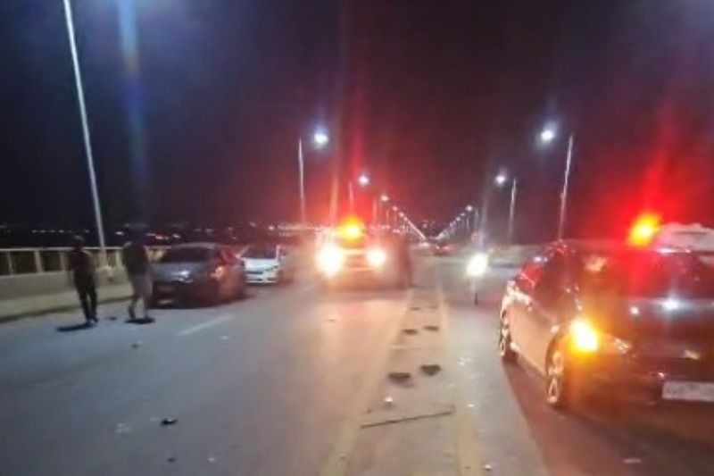 Motorista morre atropelado por motocicleta na Ponte Rio Negro em Manaus