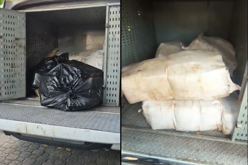 PM apreende 300 quilos de maconha e prende homem que avisava sobre a polícia