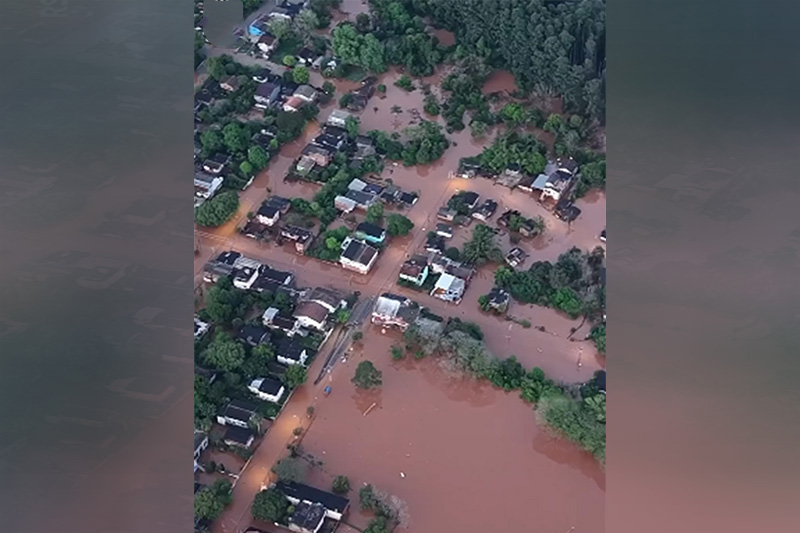 Temporal no Rio Grande do Sul causa quatro mortes e muitos danos