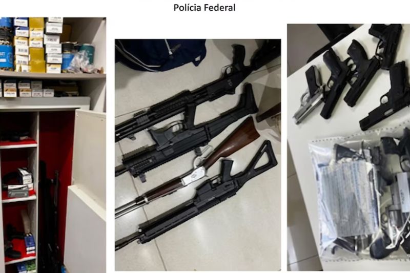 Ex-presidente do BRB é preso com arsenal de armas e munições
