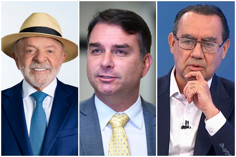 Lula lidera com 43% e Flávio Bolsonaro tem 37,4% em pesquisa de intenção de voto