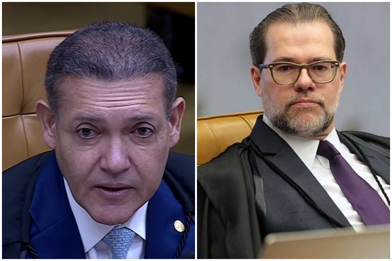 Ministros do STF Nunes Marques e Toffoli se impedem de votar em caso de Moraes