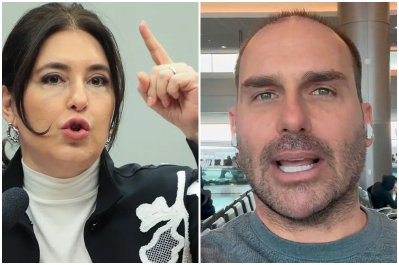Simone Tebet processa Eduardo Bolsonaro por violência política de gênero
