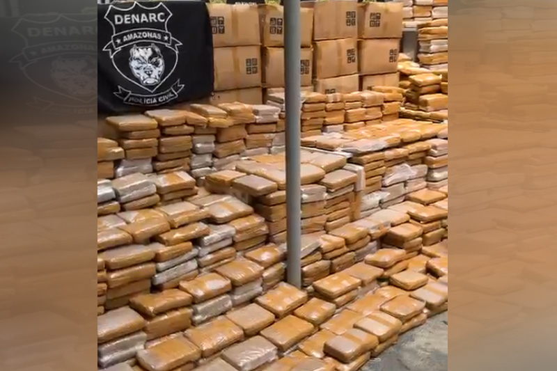Polícia do Amazonas apreende 2,5 toneladas de maconha e investiga instituto