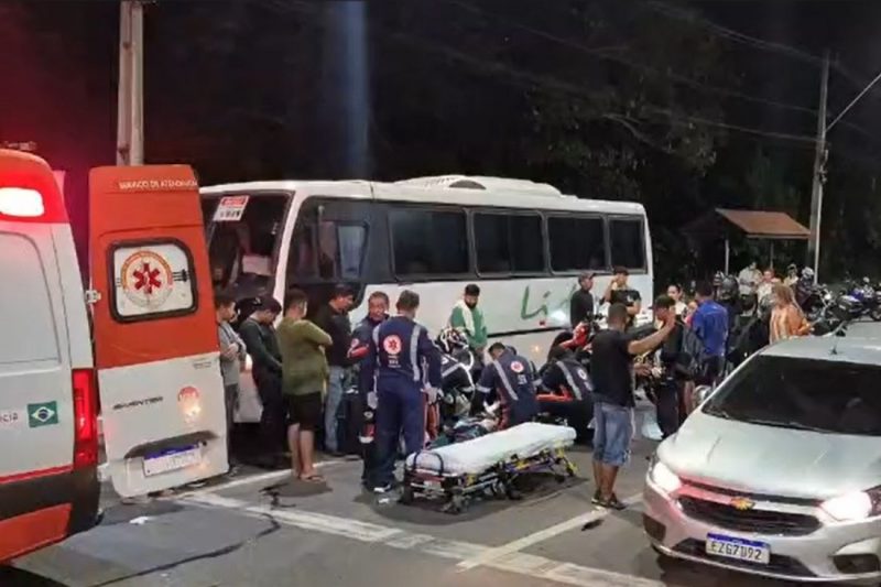 Acidente no Rapidão em Manaus deixa um motociclista morto e outro ferido