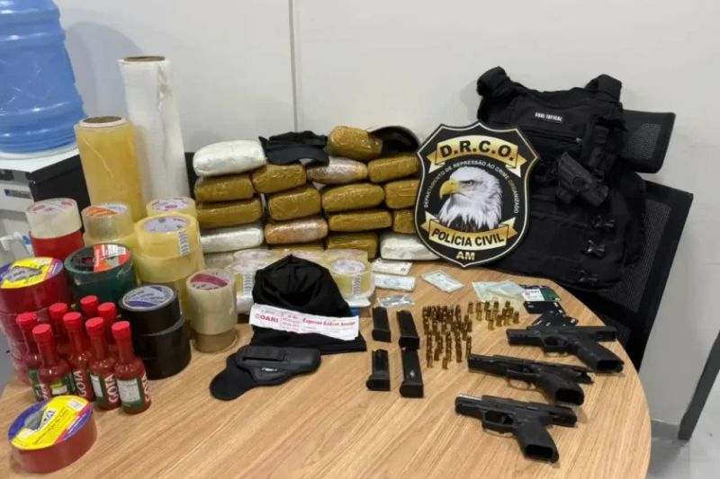 Três policiais militares são presos em Manaus por suspeita de extorsão e apreensão de drogas