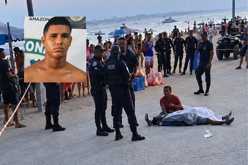 Homem é morto a tiros na Praia da Ponta Negra em Manaus