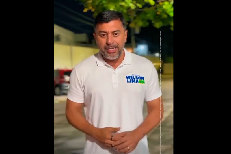 Wilson Lima denuncia atentado contra sua equipe de campanha em Manaus