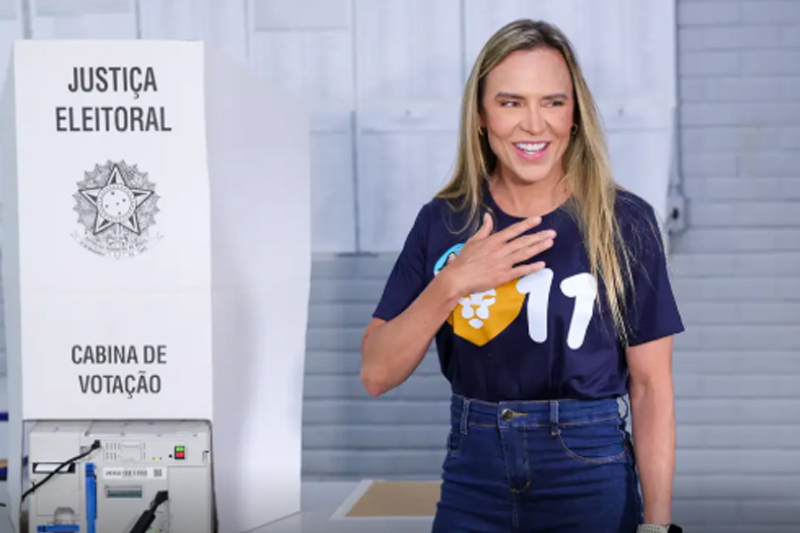 Celina Leão é reeleita governadora do Distrito Federal com 91,78% das urnas apuradas