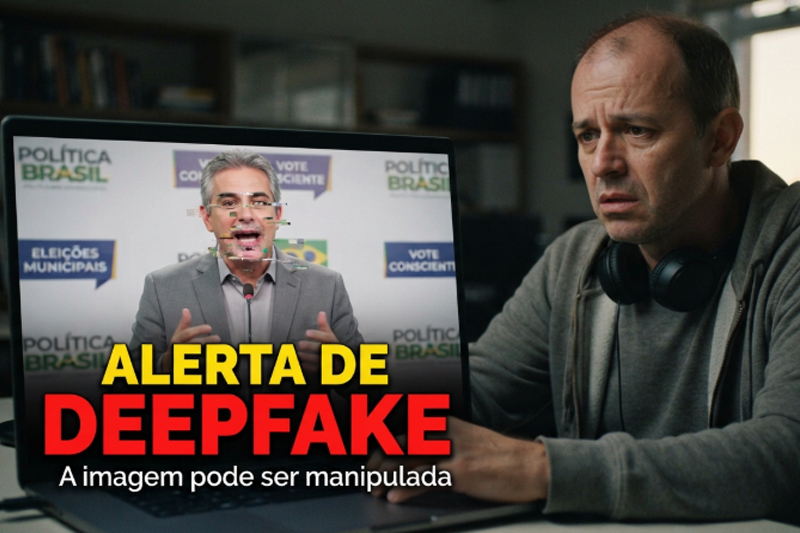 Deepfakes dominam redes sociais durante campanha eleitoral de 2026