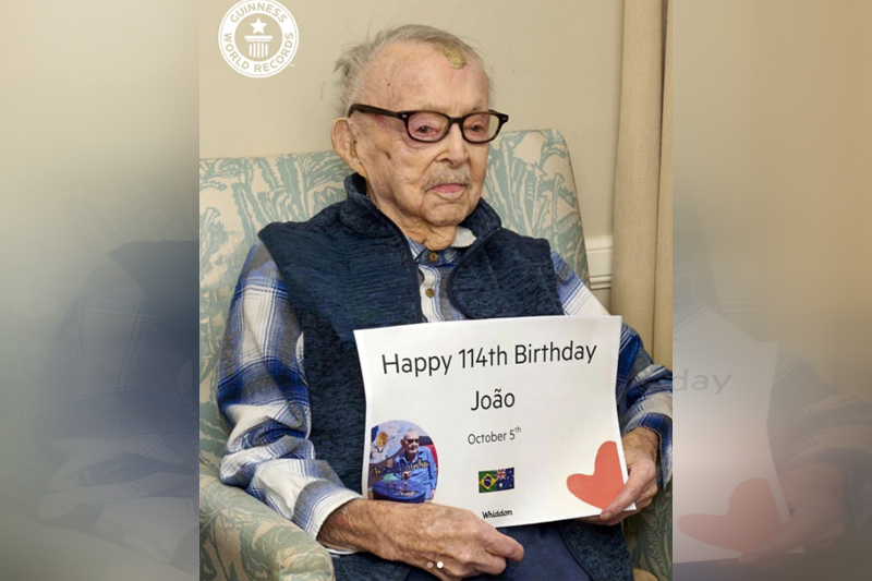 Brasileiro de 114 anos é reconhecido como o homem mais velho do mundo