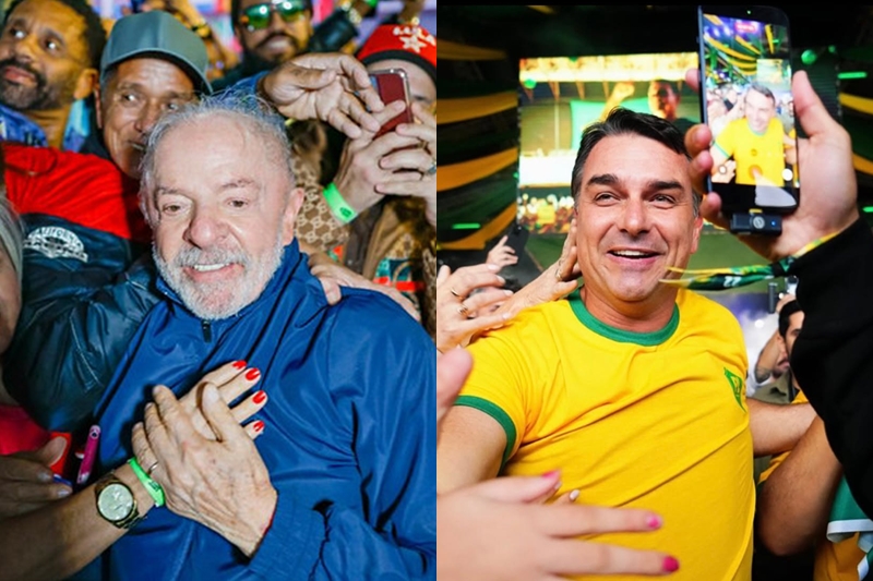 Lula mantém liderança com 47,8%; Flávio Bolsonaro cresce para 42,1%