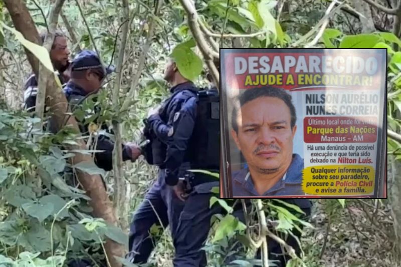 Corpo de mecânico é descoberto enterrado em mata de Manaus
