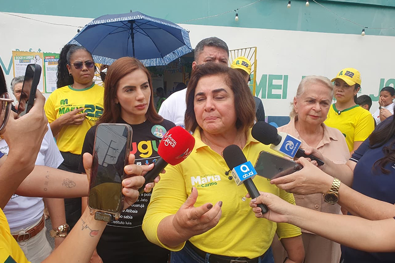 Maria do Carmo parabeniza Omar Aziz pela vitória no Governo do Amazonas