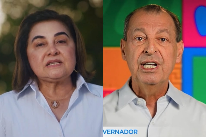 Candidatos Omar Aziz e Maria do Carmo buscam conquistar novos eleitores