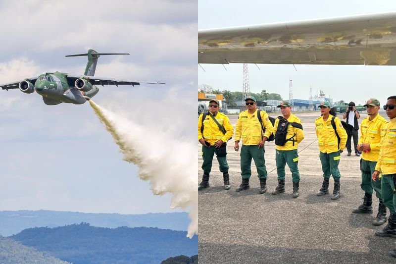 Brigadistas do Ibama chegam a Manaus para intensificar combate a incêndios