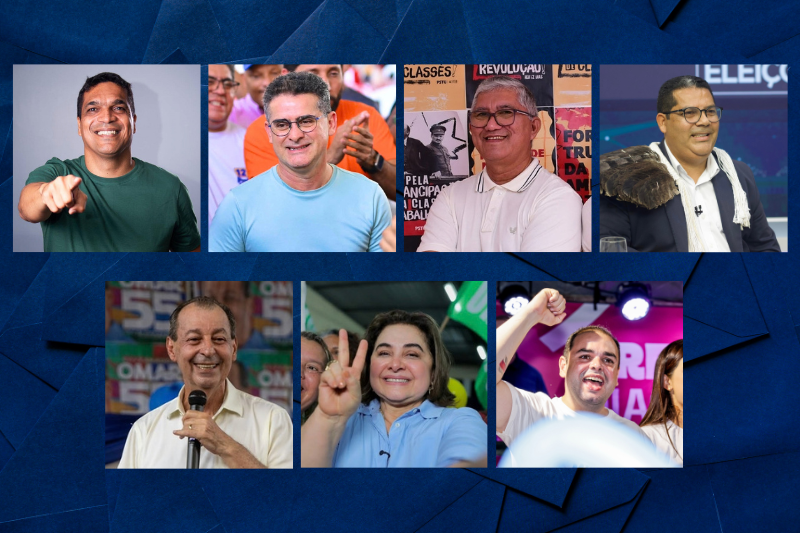 Sete candidatos disputam o Governo do Amazonas em 4 de outubro