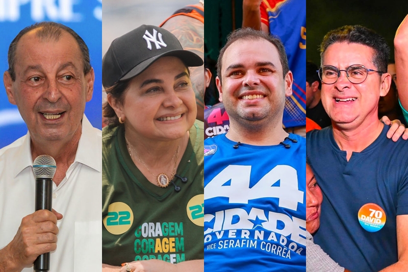 Omar Aziz lidera intenções de voto com 34%, Maria do Carmo e Cidade empatam