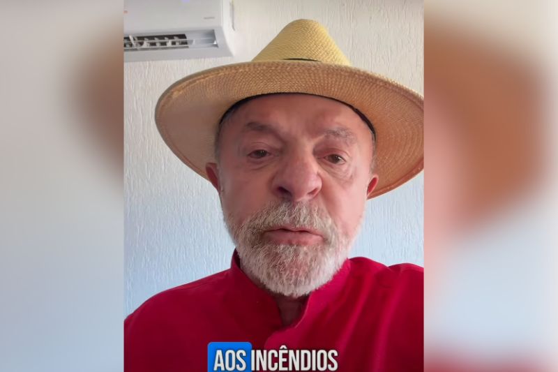 Lula anuncia envio de apoio federal ao Amazonas para combater incêndios