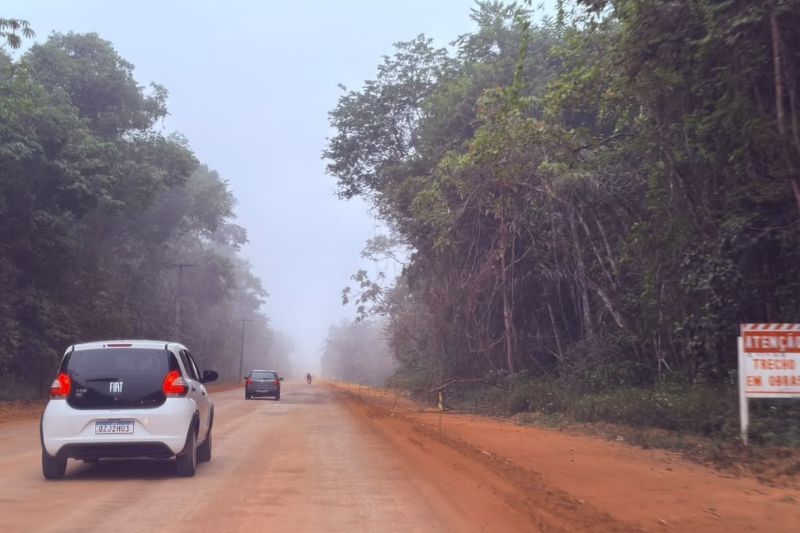 Fumaça afeta severamente qualidade do ar em Parintins e Manaus