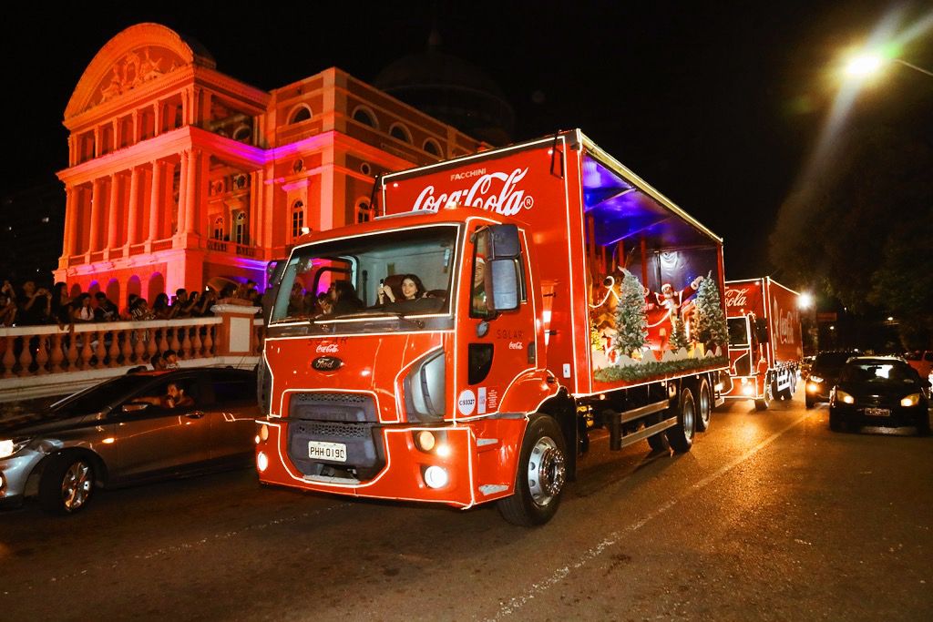 Caravana de Natal da Coca-Cola chega ao Amazonas; confira o circuito