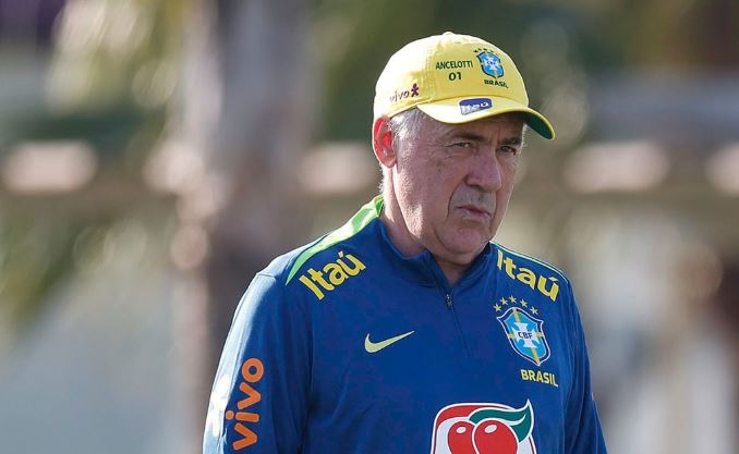 Ancelotti testa alternativas para substituir Paquetá na seleção brasileira
