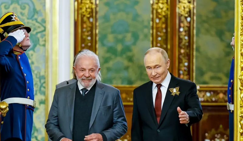 Lula e Putin discutem comércio e questões geopolíticas em telefonema