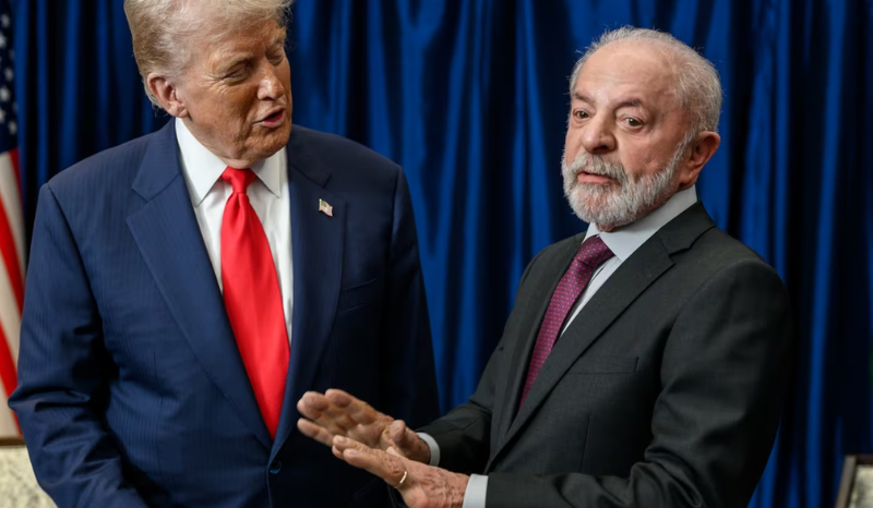Lula sugere Nobel da Paz para Trump para acabar com guerras globais