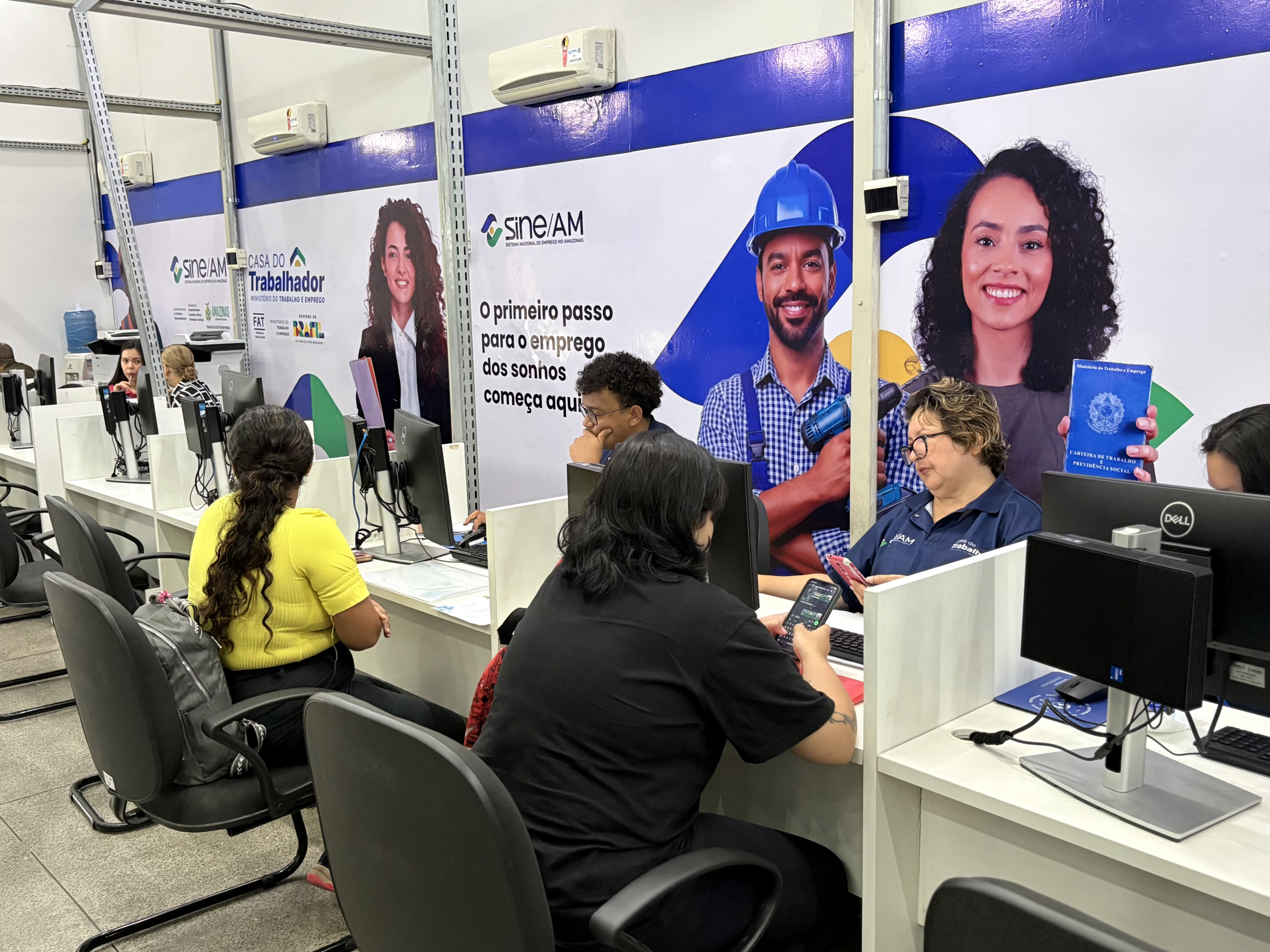 Sine Amazonas disponibiliza 398 vagas de emprego nesta quarta-feira