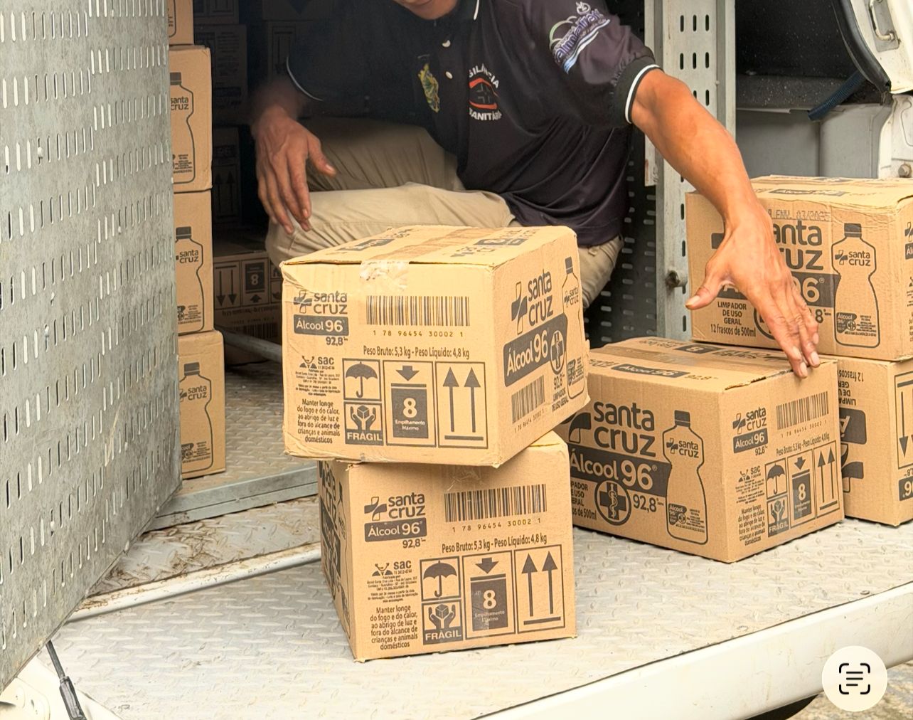 Polícia Civil apreende 15 mil frascos de álcool adulterado em Itamarati