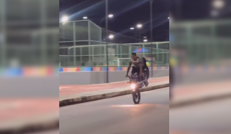 Motociclista sofre queda ao tentar manobra RL na PA-481, no Pará