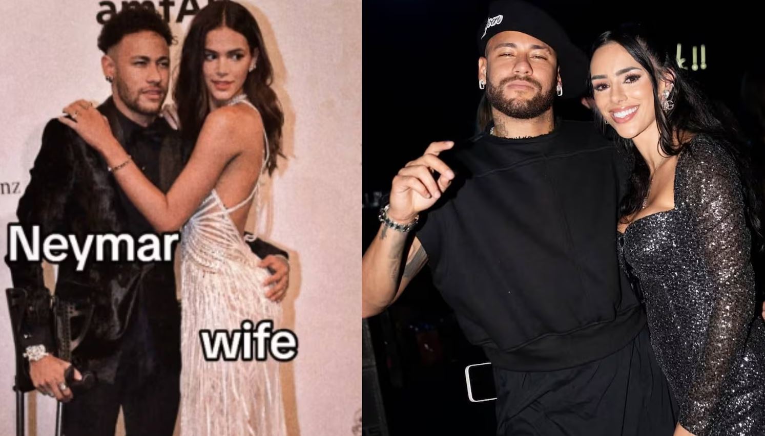 Erro em perfil gringo traz Bruna Marquezine em vez de Biancardi como mulher de Neymar