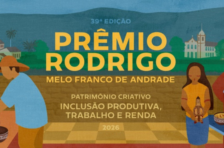 Prêmio Rodrigo Melo Franco de Andrade: Inscrições prorrogadas até 10 de maio