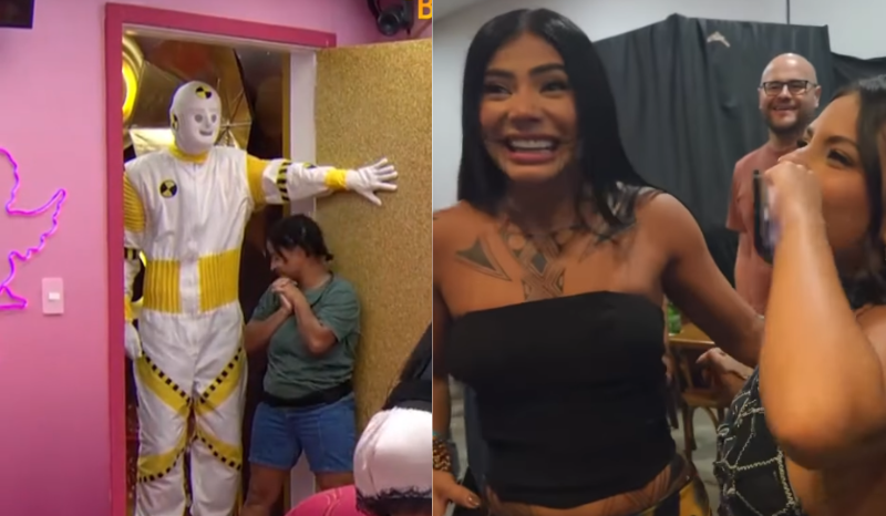 Revelado o Dummy Gigante do BBB: Marciele e Gabi se Surpreendem