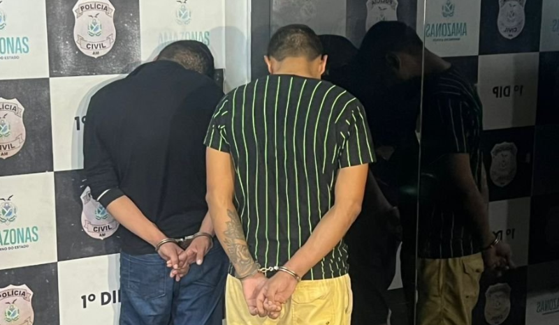 Dois homens são presos após assalto a loja de autopeças em Manaus