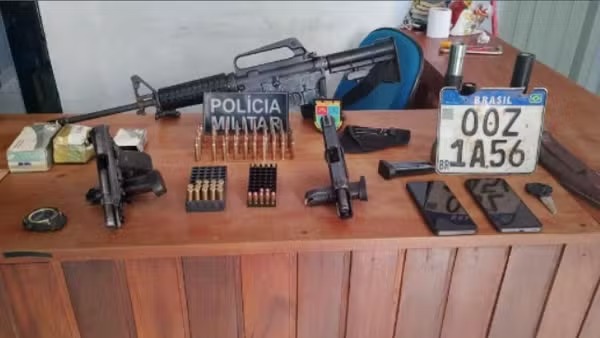 Prisão de suspeitos de homicídio revela arsenal na BR-317, no AM