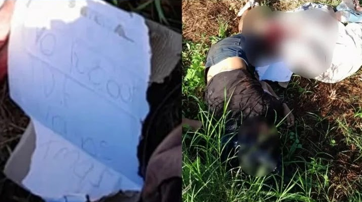 Homem é encontrado morto em Pedro Juan Caballero com bilhete ameaçador