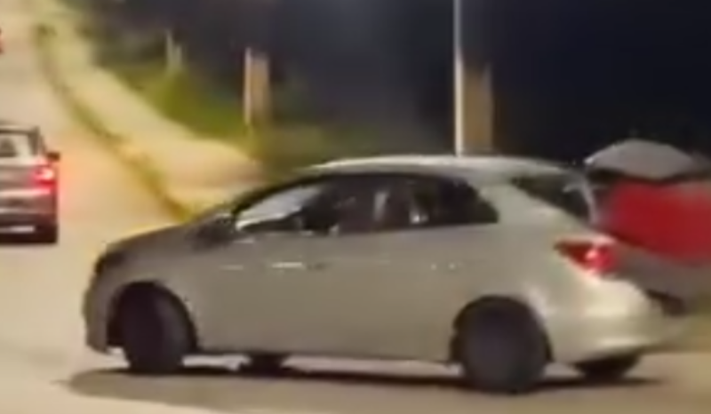 Motorista é flagrado furtando casinha de cães na Avenida das Torres em Manaus